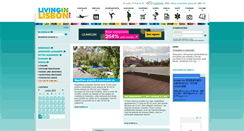 Desktop Screenshot of livinginlisbon.com